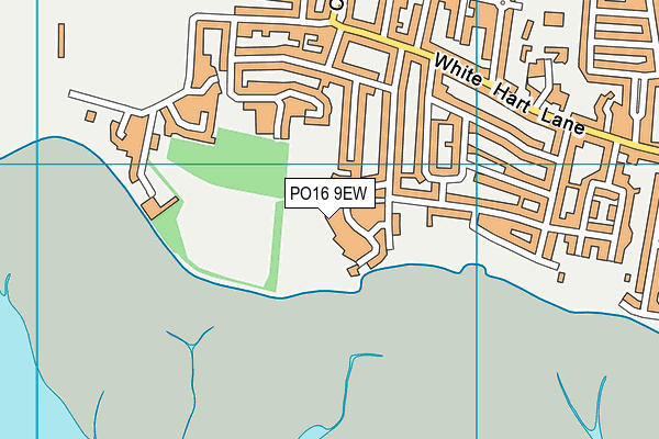 PO16 9EW map - OS VectorMap District (Ordnance Survey) PO16 9EW map - OS VectorMap District (Ordnance Survey)