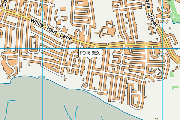 PO16 9EX map - OS VectorMap District (Ordnance Survey) PO16 9EX map - OS VectorMap District (Ordnance Survey)