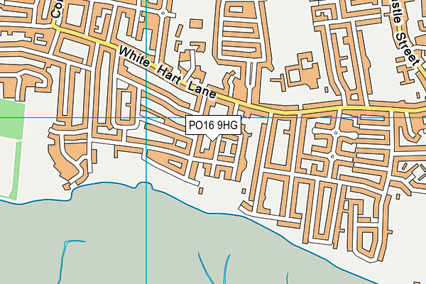 PO16 9HG map - OS VectorMap District (Ordnance Survey) PO16 9HG map - OS VectorMap District (Ordnance Survey)
