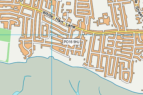 PO16 9HJ map - OS VectorMap District (Ordnance Survey) PO16 9HJ map - OS VectorMap District (Ordnance Survey)
