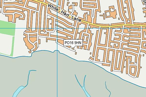 PO16 9HN map - OS VectorMap District (Ordnance Survey) PO16 9HN map - OS VectorMap District (Ordnance Survey)