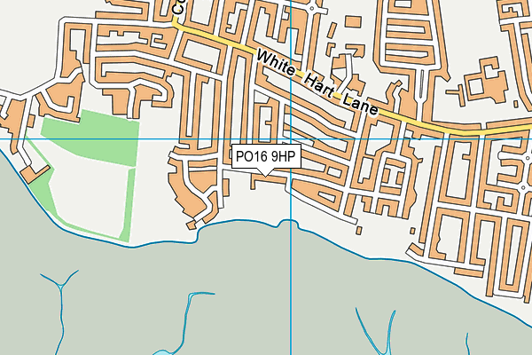 PO16 9HP map - OS VectorMap District (Ordnance Survey) PO16 9HP map - OS VectorMap District (Ordnance Survey)