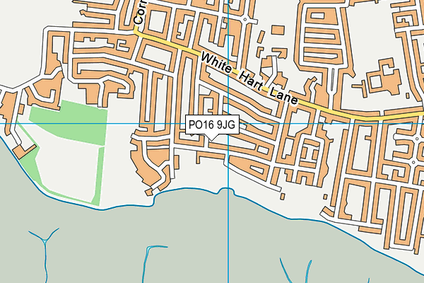 PO16 9JG map - OS VectorMap District (Ordnance Survey) PO16 9JG map - OS VectorMap District (Ordnance Survey)