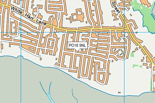 PO16 9NL map - OS VectorMap District (Ordnance Survey) PO16 9NL map - OS VectorMap District (Ordnance Survey)