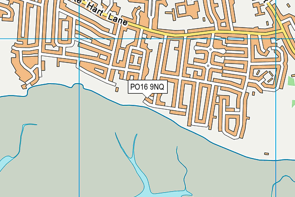 PO16 9NQ map - OS VectorMap District (Ordnance Survey) PO16 9NQ map - OS VectorMap District (Ordnance Survey)