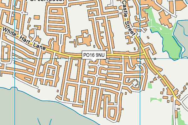 PO16 9NU map - OS VectorMap District (Ordnance Survey) PO16 9NU map - OS VectorMap District (Ordnance Survey)