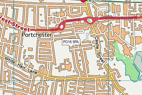 PO16 9PA map - OS VectorMap District (Ordnance Survey) PO16 9PA map - OS VectorMap District (Ordnance Survey)