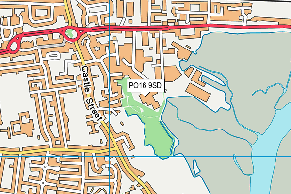 PO16 9SD map - OS VectorMap District (Ordnance Survey) PO16 9SD map - OS VectorMap District (Ordnance Survey)