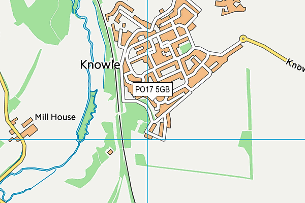 PO17 5GB map - OS VectorMap District (Ordnance Survey) PO17 5GB map - OS VectorMap District (Ordnance Survey)