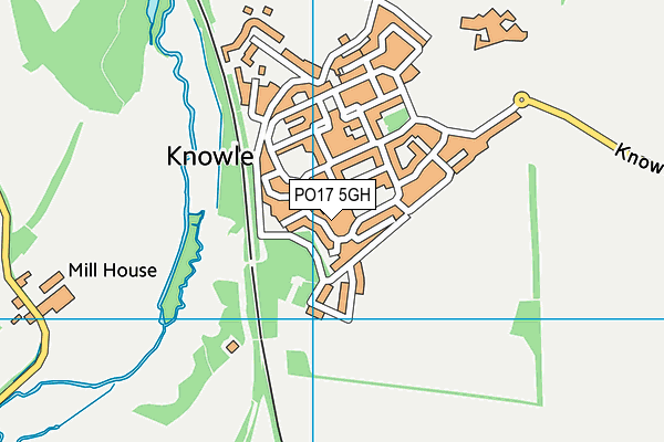 PO17 5GH map - OS VectorMap District (Ordnance Survey) PO17 5GH map - OS VectorMap District (Ordnance Survey)