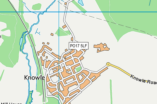 PO17 5LF map - OS VectorMap District (Ordnance Survey) PO17 5LF map - OS VectorMap District (Ordnance Survey)