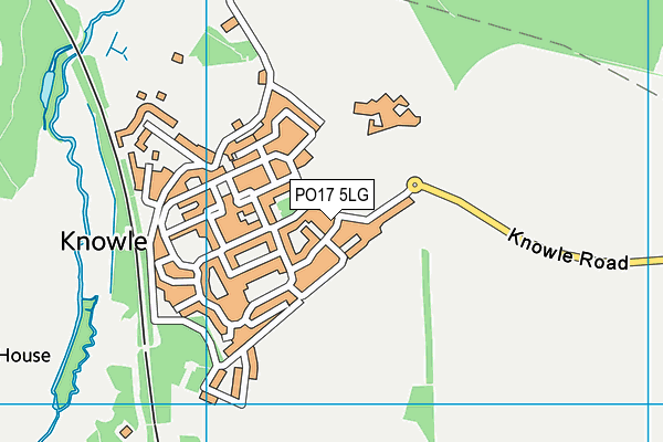 PO17 5LG map - OS VectorMap District (Ordnance Survey) PO17 5LG map - OS VectorMap District (Ordnance Survey)