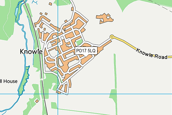 PO17 5LQ map - OS VectorMap District (Ordnance Survey) PO17 5LQ map - OS VectorMap District (Ordnance Survey)