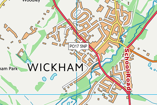 PO17 5NP map - OS VectorMap District (Ordnance Survey) PO17 5NP map - OS VectorMap District (Ordnance Survey)