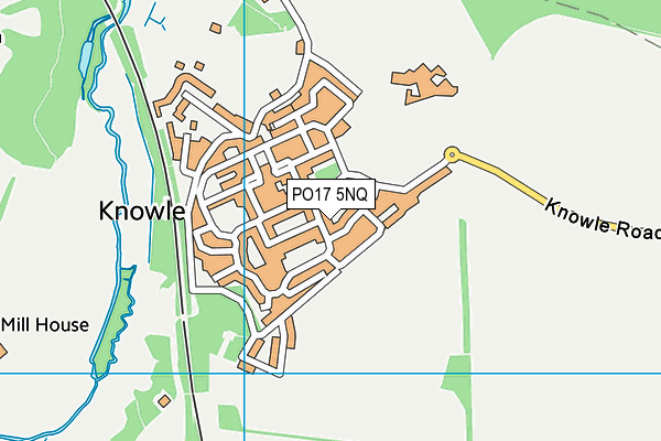 PO17 5NQ map - OS VectorMap District (Ordnance Survey) PO17 5NQ map - OS VectorMap District (Ordnance Survey)
