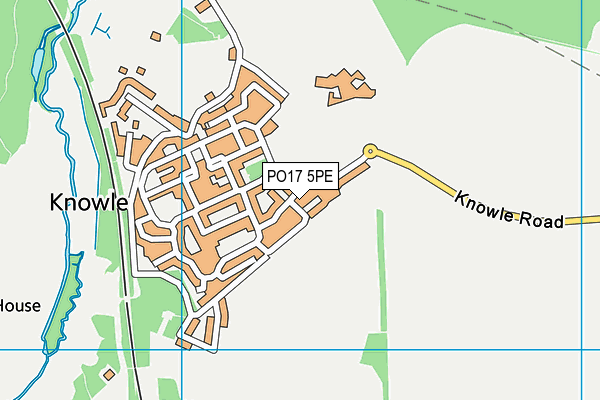 PO17 5PE map - OS VectorMap District (Ordnance Survey) PO17 5PE map - OS VectorMap District (Ordnance Survey)