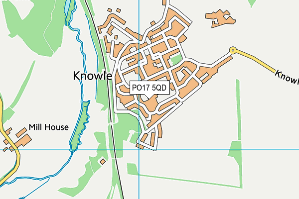 PO17 5QD map - OS VectorMap District (Ordnance Survey) PO17 5QD map - OS VectorMap District (Ordnance Survey)