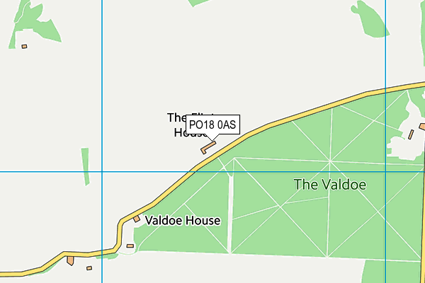 PO18 0AS map - OS VectorMap District (Ordnance Survey) PO18 0AS map - OS VectorMap District (Ordnance Survey)