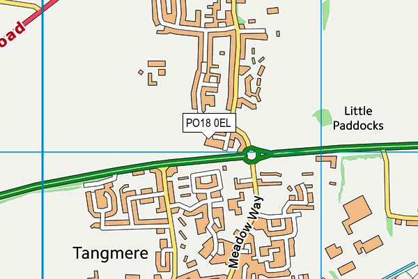 PO18 0EL map - OS VectorMap District (Ordnance Survey) PO18 0EL map - OS VectorMap District (Ordnance Survey)
