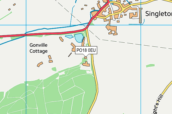 PO18 0EU map - OS VectorMap District (Ordnance Survey) PO18 0EU map - OS VectorMap District (Ordnance Survey)