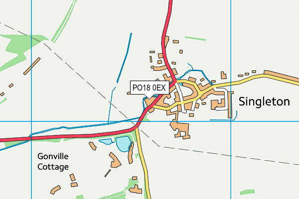 PO18 0EX map - OS VectorMap District (Ordnance Survey) PO18 0EX map - OS VectorMap District (Ordnance Survey)