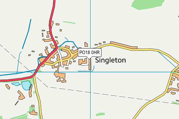 PO18 0HR map - OS VectorMap District (Ordnance Survey) PO18 0HR map - OS VectorMap District (Ordnance Survey)