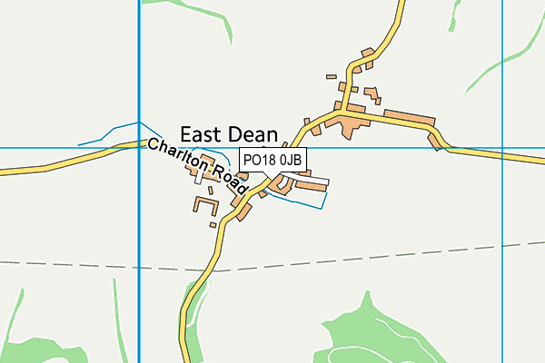 PO18 0JB map - OS VectorMap District (Ordnance Survey)