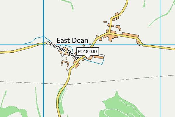PO18 0JD map - OS VectorMap District (Ordnance Survey) PO18 0JD map - OS VectorMap District (Ordnance Survey)