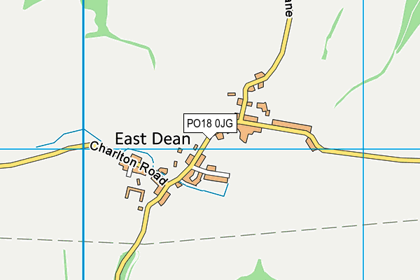 PO18 0JG map - OS VectorMap District (Ordnance Survey) PO18 0JG map - OS VectorMap District (Ordnance Survey)