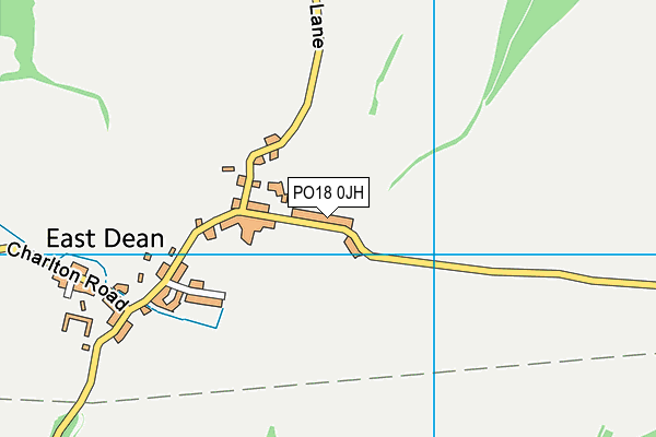 PO18 0JH map - OS VectorMap District (Ordnance Survey) PO18 0JH map - OS VectorMap District (Ordnance Survey)