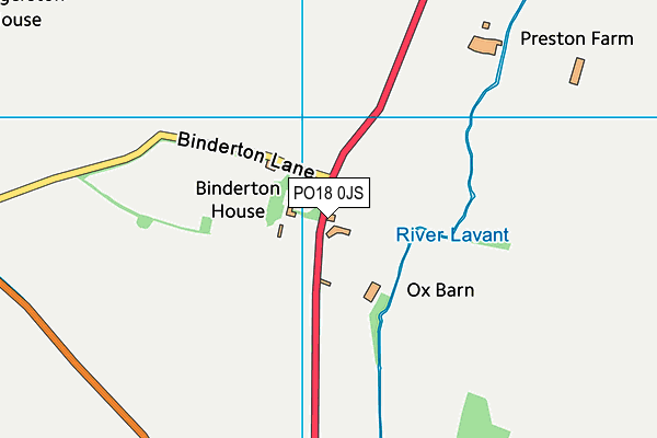 PO18 0JS map - OS VectorMap District (Ordnance Survey) PO18 0JS map - OS VectorMap District (Ordnance Survey)