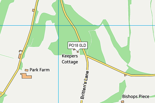 PO18 0LD map - OS VectorMap District (Ordnance Survey) PO18 0LD map - OS VectorMap District (Ordnance Survey)