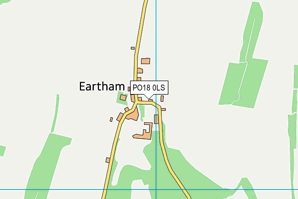 PO18 0LS map - OS VectorMap District (Ordnance Survey) PO18 0LS map - OS VectorMap District (Ordnance Survey)