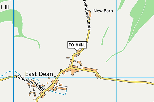 PO18 0NJ map - OS VectorMap District (Ordnance Survey) PO18 0NJ map - OS VectorMap District (Ordnance Survey)