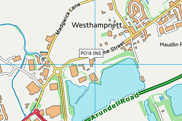 PO18 0NS map - OS VectorMap District (Ordnance Survey) PO18 0NS map - OS VectorMap District (Ordnance Survey)