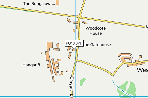 PO18 0PH map - OS VectorMap District (Ordnance Survey) PO18 0PH map - OS VectorMap District (Ordnance Survey)