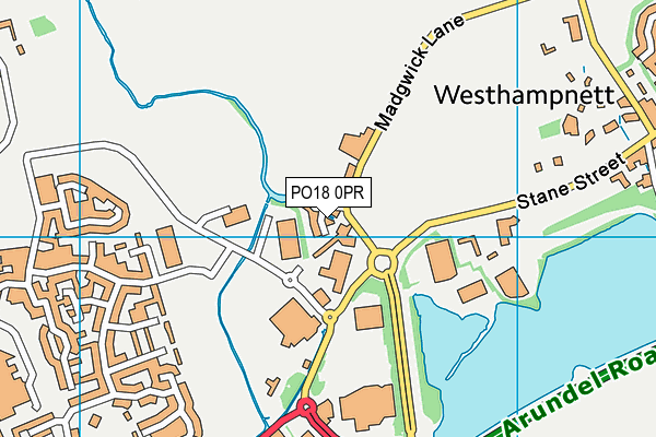 PO18 0PR map - OS VectorMap District (Ordnance Survey) PO18 0PR map - OS VectorMap District (Ordnance Survey)