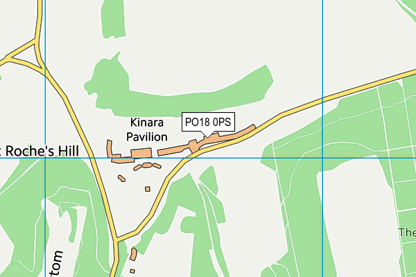 PO18 0PS map - OS VectorMap District (Ordnance Survey) PO18 0PS map - OS VectorMap District (Ordnance Survey)