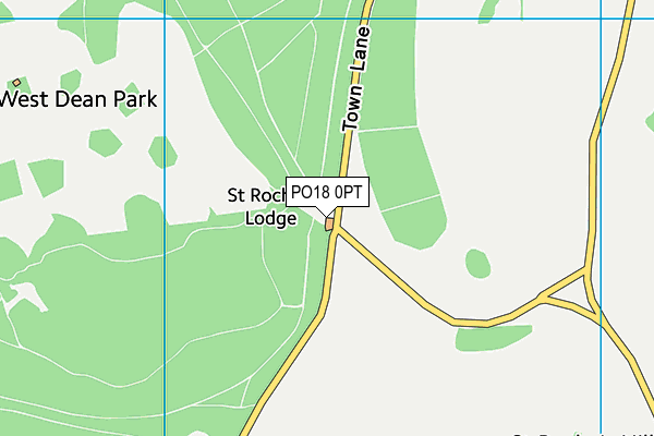 PO18 0PT map - OS VectorMap District (Ordnance Survey) PO18 0PT map - OS VectorMap District (Ordnance Survey)