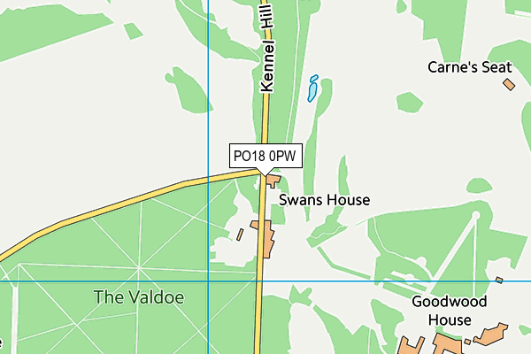 PO18 0PW map - OS VectorMap District (Ordnance Survey) PO18 0PW map - OS VectorMap District (Ordnance Survey)