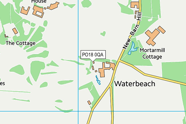 PO18 0QA map - OS VectorMap District (Ordnance Survey) PO18 0QA map - OS VectorMap District (Ordnance Survey)