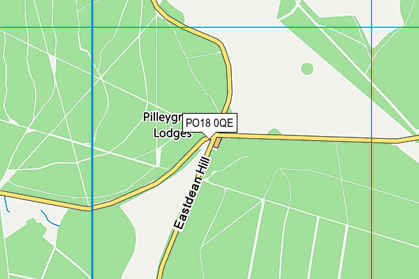PO18 0QE map - OS VectorMap District (Ordnance Survey) PO18 0QE map - OS VectorMap District (Ordnance Survey)