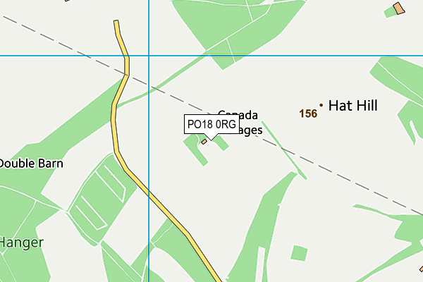 PO18 0RG map - OS VectorMap District (Ordnance Survey) PO18 0RG map - OS VectorMap District (Ordnance Survey)