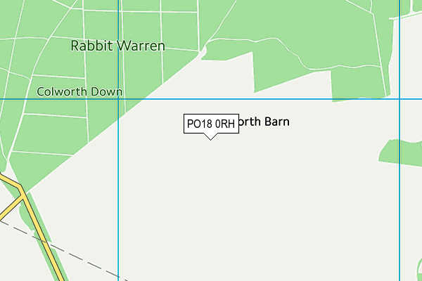 PO18 0RH map - OS VectorMap District (Ordnance Survey) PO18 0RH map - OS VectorMap District (Ordnance Survey)
