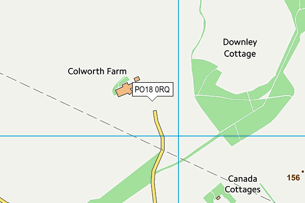 PO18 0RQ map - OS VectorMap District (Ordnance Survey) PO18 0RQ map - OS VectorMap District (Ordnance Survey)