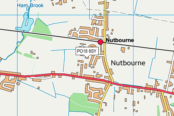 PO18 8SY map - OS VectorMap District (Ordnance Survey)