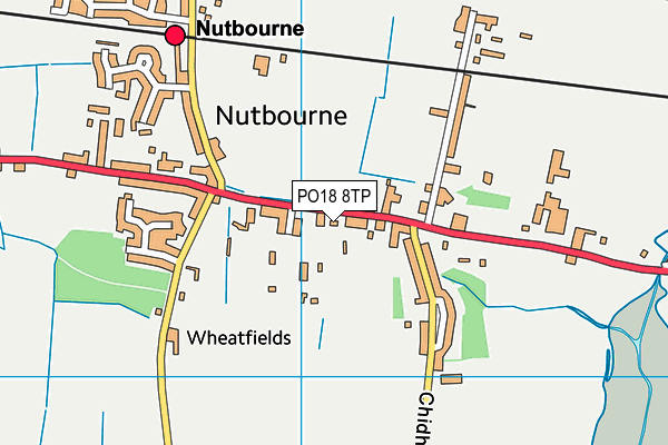 PO18 8TP map - OS VectorMap District (Ordnance Survey) PO18 8TP map - OS VectorMap District (Ordnance Survey)