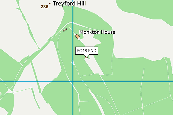 PO18 9ND map - OS VectorMap District (Ordnance Survey) PO18 9ND map - OS VectorMap District (Ordnance Survey)