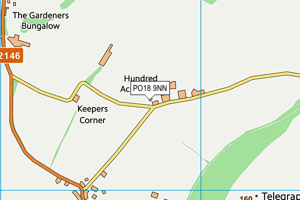 PO18 9NN map - OS VectorMap District (Ordnance Survey) PO18 9NN map - OS VectorMap District (Ordnance Survey)