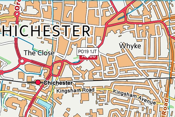 PO19 1JT map - OS VectorMap District (Ordnance Survey) PO19 1JT map - OS VectorMap District (Ordnance Survey)